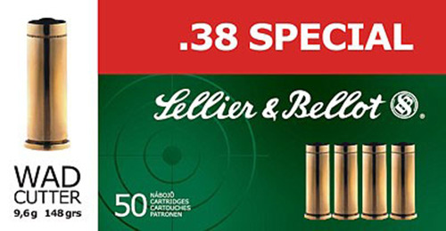 Ammunition Sellier&Bellot Pistol 38Special S&B 38SPL 158GR FMJ 50/1000 • Model: Pistol